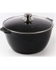 Кастрюля МЕЧТА 43802И Гранит black Induction Pro 3л