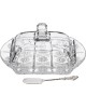 Масленка LEFARD 195-174 MUZA CRYSTAL с ножом 17,5*10,5*9см