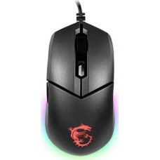 MSI Мышь проводная Clutch GM11, игровая, оптическая, USB, 5000dpi, черный [s12-0402030-cla]
