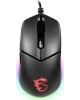 MSI Мышь проводная Clutch GM11, игровая, оптическая, USB, 5000dpi, черный [s12-0402030-cla]