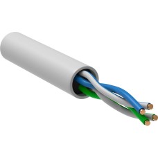 ITK Кабель информационный BC1-C5E02-128-305-G кат.5E UTP 2 пары 24AWG LSZH внутренний 305м белый