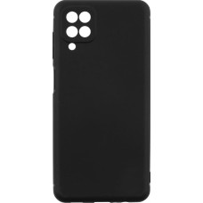 BORASCO Чехол (клип-кейс) для Samsung Galaxy A12 Silicone Case черный (матовый) (39790)
