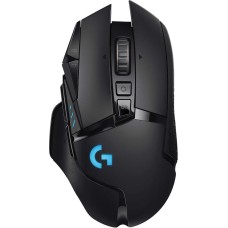 LOGITECH Мышь беспроводная G502 Lightspeed, игровая, радио, оптическая, USB, 25600dpi, черный [910-005571]