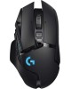 LOGITECH Мышь беспроводная G502 Lightspeed, игровая, радио, оптическая, USB, 25600dpi, черный [910-005571]