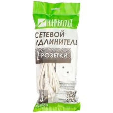 ЮНИВОЛЬТ Сетевой удлинитель 00-00000393, 5м, белый