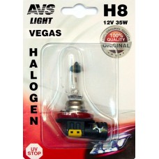 AVS Галогенная лампа Vegas в блистере H8.12V.35W.1шт
