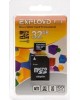 Карта памяти EXPLOYD MicroSDHC 32GB Class10 + адаптер SD [EX032GCSDHC10-AD]