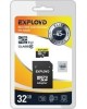 Карта памяти EXPLOYD MicroSDHC 32GB Class10 + адаптер SD [EX032GCSDHC10-AD]