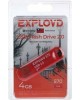 USB флэш-накопитель EXPLOYD 4GB 570 красный [EX-4GB-570-Red]