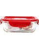 Посуда OURSSON CG0602S/RD контейнер стекл.0,63л.