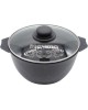 Кастрюля МЕЧТА 43802И Гранит black Induction Pro 3л