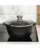 Кастрюля МЕЧТА 43802И Гранит black Induction Pro 3л