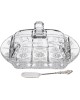 Масленка LEFARD 195-174 MUZA CRYSTAL с ножом 17,5*10,5*9см