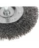 Щетка дисковая KRANZ (KR-91-1246) Щетка дисковая для дрели, витая стальная проволока, 100мм