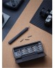 инструмент HOTO Аккумуляторная отвёртка с набором бит 25-in-1 Electric Screwdriver Set (тёмно-серый, QWLSD010)