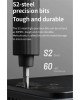 инструмент HOTO Аккумуляторная отвёртка с набором бит 25-in-1 Electric Screwdriver Set (тёмно-серый, QWLSD010)