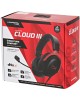 HYPERX Гарнитура игровая Cloud Mini, для компьютера, накладные, Bluetooth/3,5 мм, черный / красный [7g8f1aa]