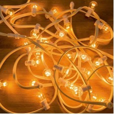Гирлянда NEON-NIGHT (331-306) ГИРЛЯНДА LED GALAXY BULB STRING 10М, 30 ЛАМП*6 LED ТЕПЛЫЙ БЕЛЫЙ, белый каучук, IP65