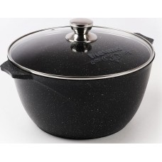 Кастрюля МЕЧТА 44802И Гранит black Induction Pro 4л