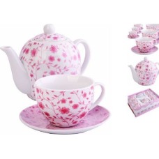 LORAINE 30875 Чайный сервиз 13пр с чайником 1л LR (х4)
