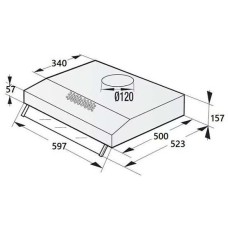Вытяжка VESTA VP960 WH белая
