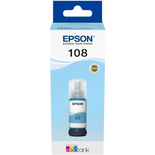 EPSON 108 C13T09C54A, для , 70мл, светло-голубой