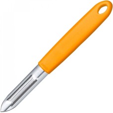 VICTORINOX Овощечистка для овощей и фруктов Swiss Classic оранжевый упак.:защита лезвия (7.6077.9)