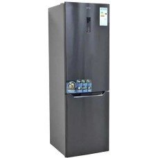 KRAFT Холодильник двухкамерный TNC-NF503D Total No Frost, черная сталь