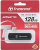 флешка TRANSCEND Jetflash 700 128ГБ, USB3.0, черный (ts128gjf700)