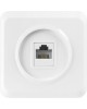 Розетка SMARTBUY (SBE-03w-S1-PH) Юпитер, 1-местная, белый