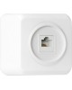 Розетка SMARTBUY (SBE-03w-S1-PH) Юпитер, 1-местная, белый