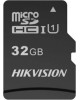 HIKVISION Карта памяти microSDHC UHS-I U1 32 ГБ, 92 МБ/с, Class 10, HS-TF-C1(STD)/32G/ZAZ01X00/OD, 1 шт., переходник без адаптера