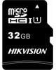 HIKVISION Карта памяти microSDHC UHS-I U1 32 ГБ, 92 МБ/с, Class 10, HS-TF-C1(STD)/32G/ZAZ01X00/OD, 1 шт., переходник без адаптера