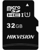 HIKVISION Карта памяти microSDHC UHS-I U1 32 ГБ, 92 МБ/с, Class 10, HS-TF-C1(STD)/32G/ZAZ01X00/OD, 1 шт., переходник без адаптера