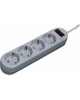 DEFENDER (99487) ES Lite 1.8 сет.фильтр 4роз - 1,8м - серый
