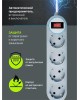 DEFENDER (99487) ES Lite 1.8 сет.фильтр 4роз - 1,8м - серый
