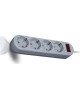 DEFENDER (99487) ES Lite 1.8 сет.фильтр 4роз - 1,8м - серый