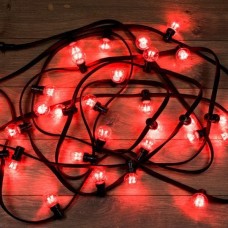Гирлянда NEON-NIGHT (331-322) ГИРЛЯНДА LED GALAXY BULB STRING 10М, 30 ЛАМП*6 LED КРАСНЫЕ, IP65