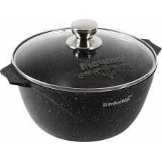 Кастрюля МЕЧТА 45802И Гранит black Induction Pro 5л