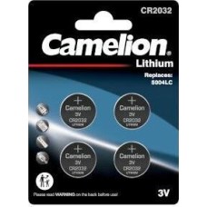 Бабатейка CAMELION (15247) CR2032 BL-4 литиевая