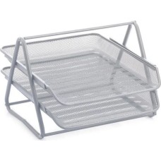 Органайзер UNISTOR DIPLOMAT 2 для бумаги металлический 2 секции, А4 Серый 212871