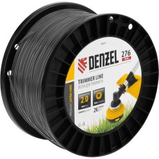 DENZEL Леска для триммера двухкомпонентная круглая, 2,0мм х 276м, на DIN катушке EXTRA CORD 96807