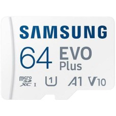SAMSUNG Карта памяти MICRO SDXC EVO+ 64GB V10 W/A MB-MC64SA/CN