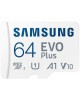 SAMSUNG Карта памяти MICRO SDXC EVO+ 64GB V10 W/A MB-MC64SA/CN