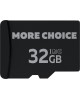 Карта памяти MORE CHOICE (4620202552273) 32Gb Micro-SD Class10 V10 MC32