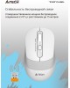 A4TECH Мышь Fstyler FG10S белый/серый оптическая 2000dpi silent беспров. USB для ноутбука 4but (FG10S WHITE)