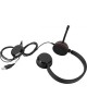 JABRA Наушники с микрофоном Evolve 20 MS Stereo черный 1.2м накладные USB оголовье (4999-823-109)