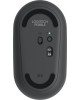 LOGITECH Мышь Pebble M350 темно-серый оптическая 1000dpi silent беспров. BT/Radio USB для ноутбука 3but (910-005576)