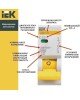 IEK Выключатель автоматический ВА47-29 (MVA20-1-050-C) 50A тип C 4.5kA 1П 230/400В 1мод белый (упак