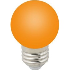 Лампа декоративная светодиодная VOLPE (UL-00005650) LED-G45-1W/ORANGE/E27/FR/С